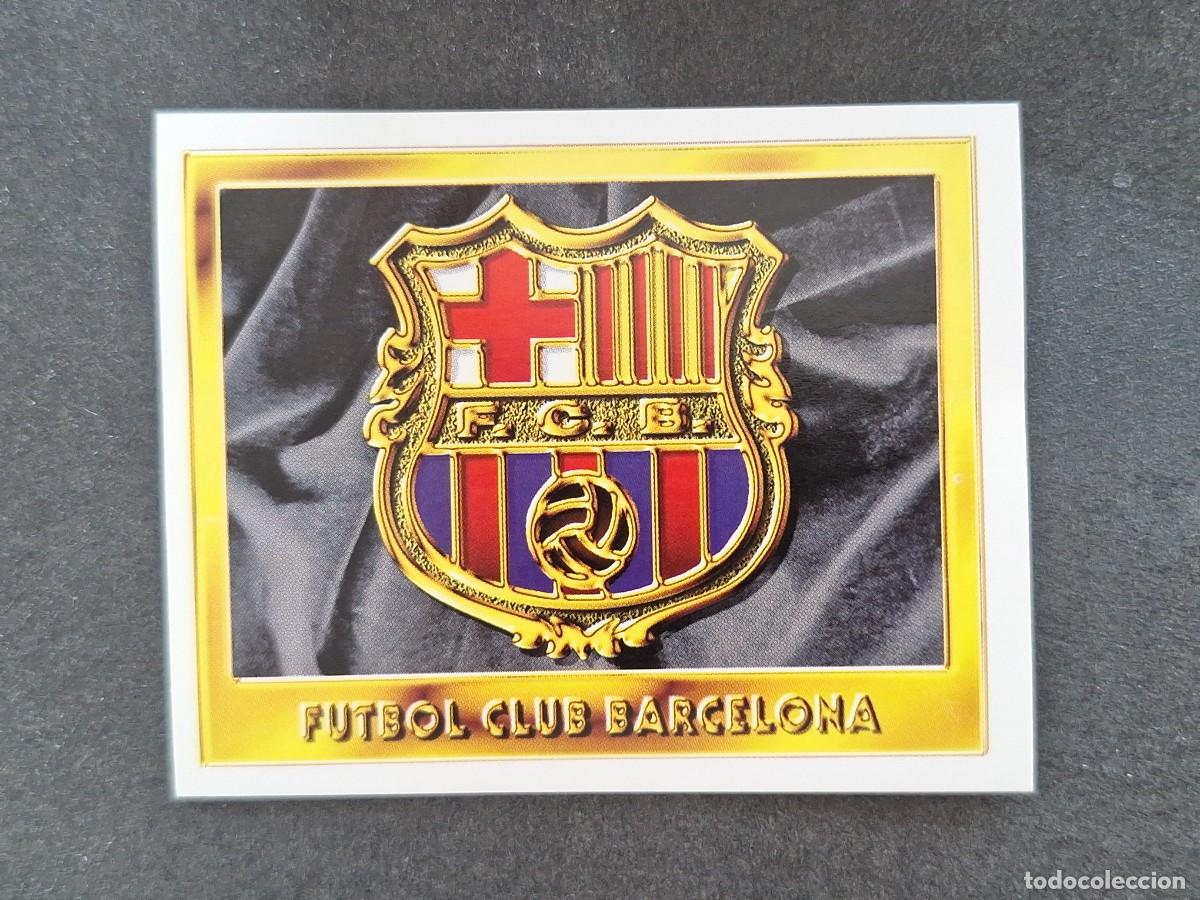Football Stickers: L3 ESCUDO F. C. BARCELONA LIGA ESTE 1995 1996 95 96 NUNCA PEGADO SIN PEGAR