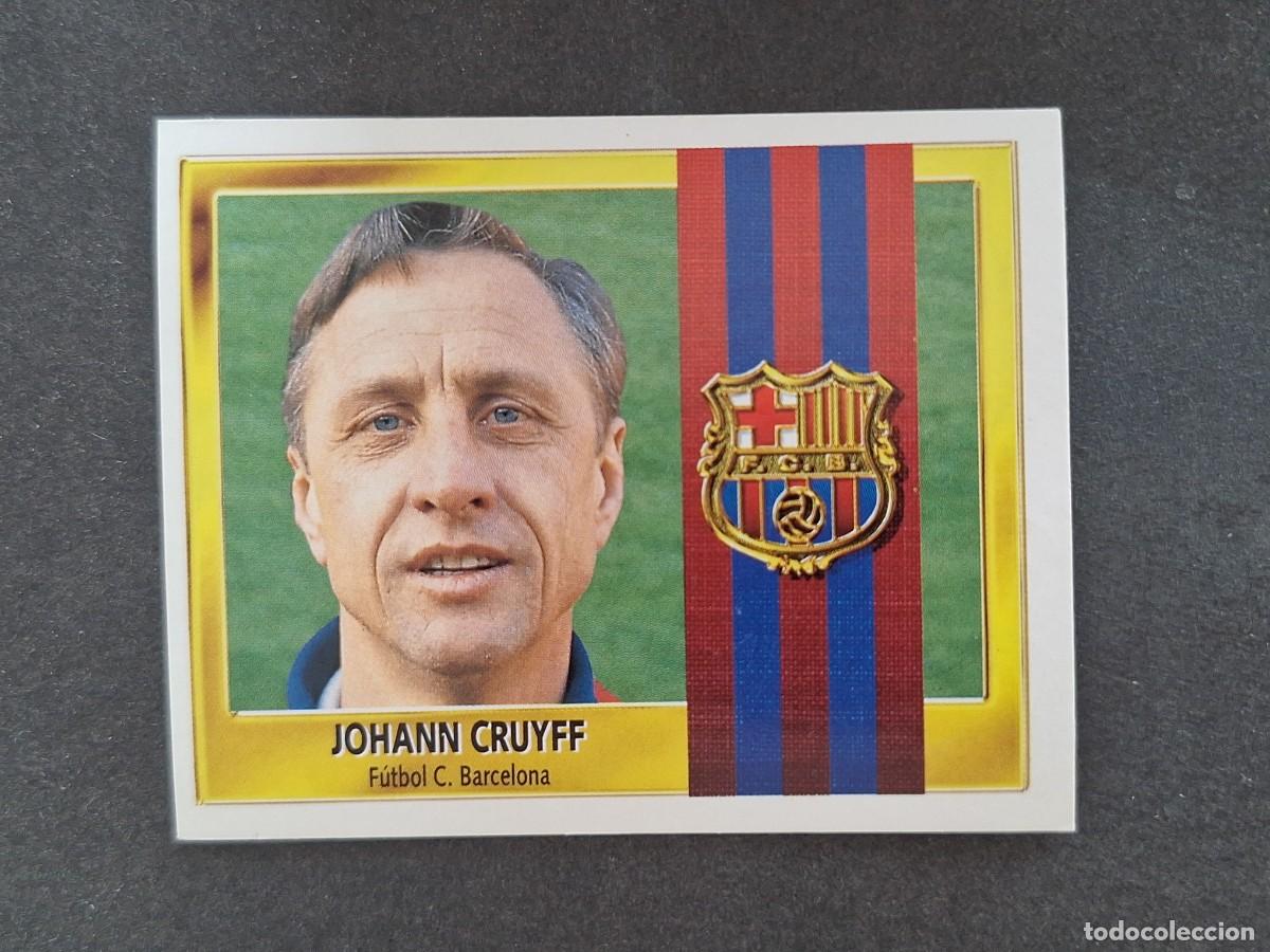 Football Stickers: L3 JOHANN CRUYFF ENTRENADOR F. C. BARCELONA LIGA ESTE 1995 1996 95 96 NUNCA PEGADO SIN PEGAR