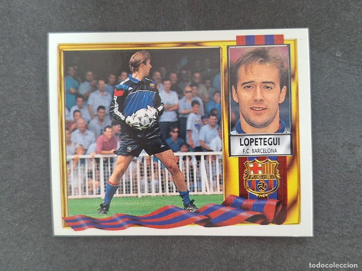 Football Stickers: L3 LOPETEGUI F. C. BARCELONA LIGA ESTE 1995 1996 95 96 NUNCA PEGADO SIN PEGAR