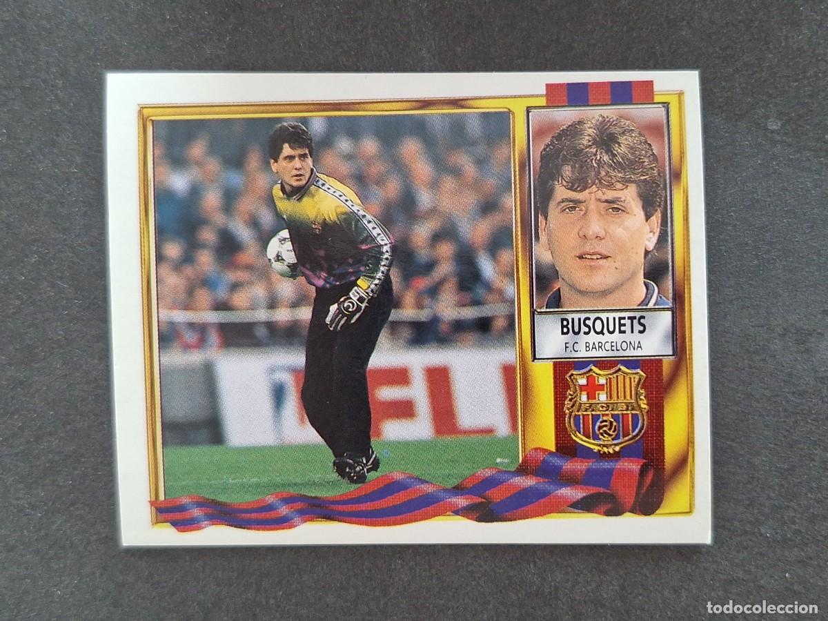 Football Stickers: L3 BUSQUETS F. C. BARCELONA LIGA ESTE 1995 1996 95 96 NUNCA PEGADO SIN PEGAR