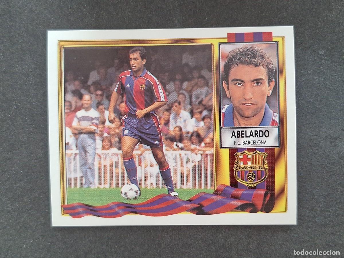 Football Stickers: L3 ABELARDO F. C. BARCELONA LIGA ESTE 1995 1996 95 96 NUNCA PEGADO SIN PEGAR