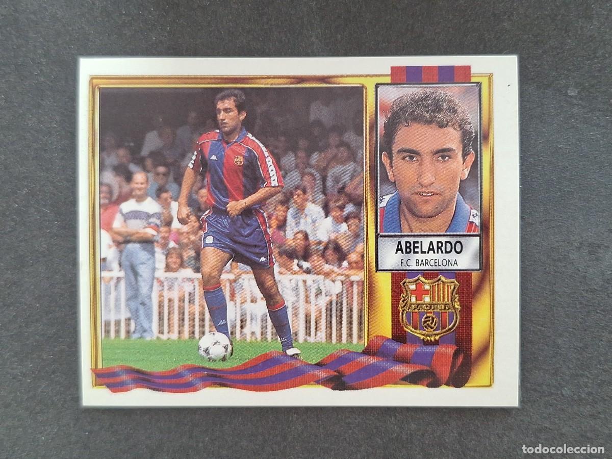Football Stickers: L3 ABELARDO F. C. BARCELONA LIGA ESTE 1995 1996 95 96 NUNCA PEGADO SIN PEGAR