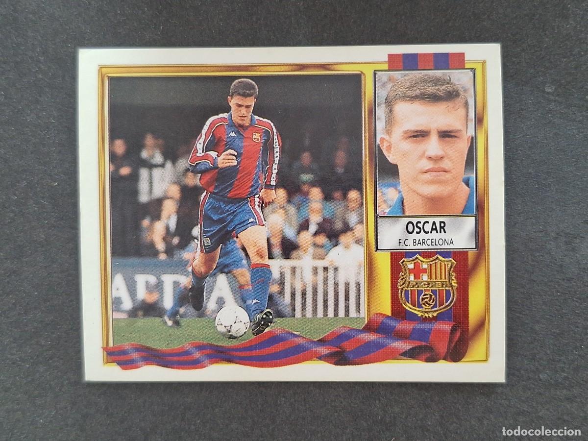 Figurine di Calcio: L3 OSCAR F. C. BARCELONA LIGA ESTE 1995 1996 95 96 NUNCA PEGADO SIN PEGAR