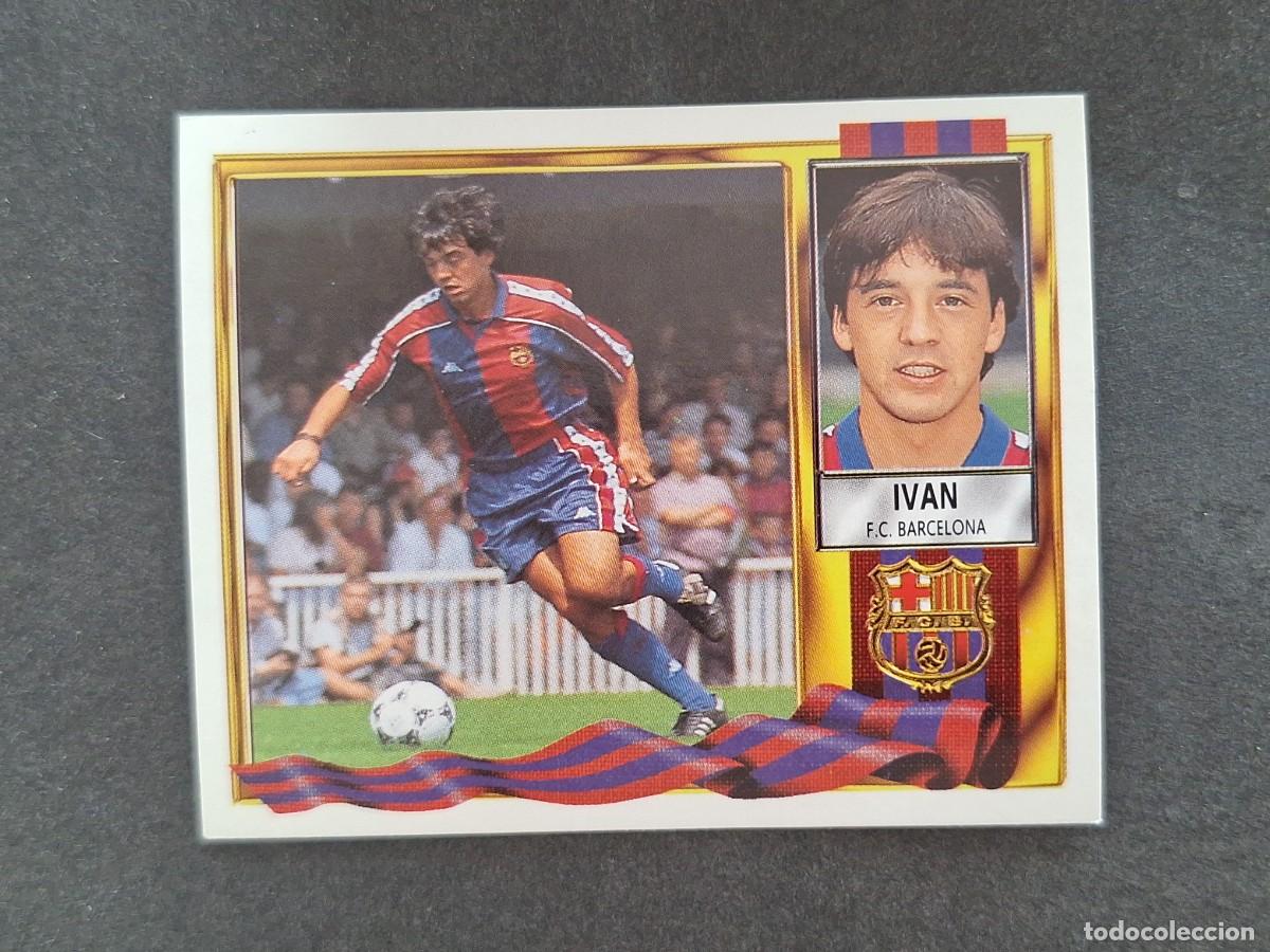 Figurine di Calcio: L3 IVAN F. C. BARCELONA LIGA ESTE 1995 1996 95 96 NUNCA PEGADO SIN PEGAR