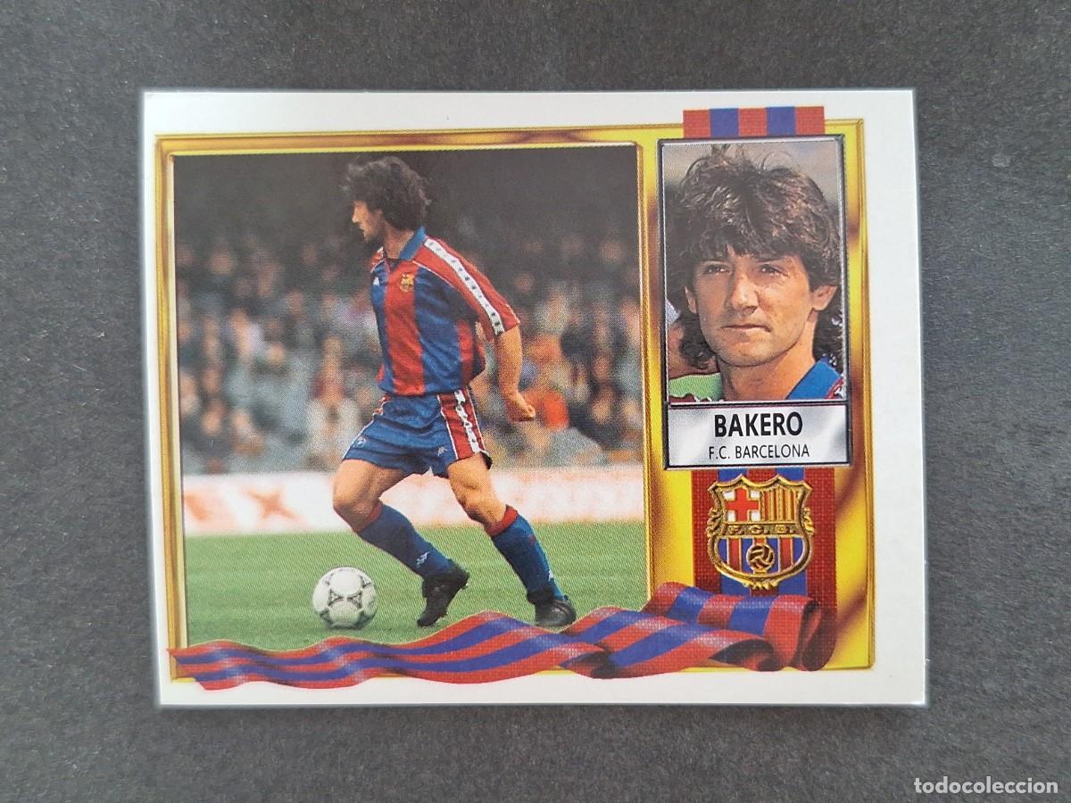 Figurine di Calcio: L3 BAKERO F. C. BARCELONA LIGA ESTE 1995 1996 95 96 NUNCA PEGADO SIN PEGAR