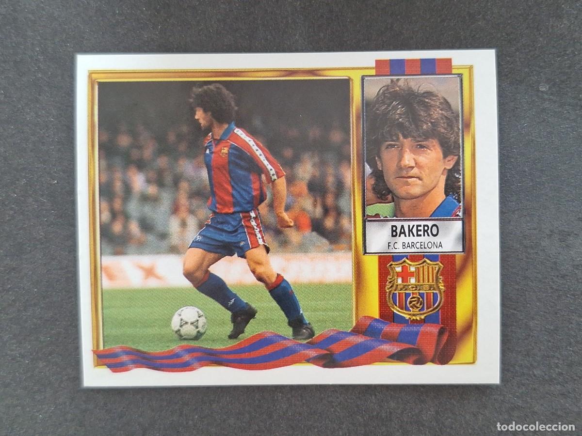 Figurine di Calcio: L3 BAKERO F. C. BARCELONA LIGA ESTE 1995 1996 95 96 NUNCA PEGADO SIN PEGAR