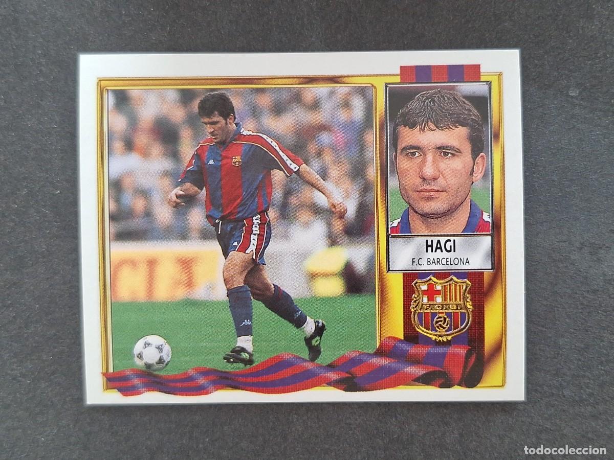 Figurine di Calcio: L3 HAGI F. C. BARCELONA LIGA ESTE 1995 1996 95 96 NUNCA PEGADO SIN PEGAR