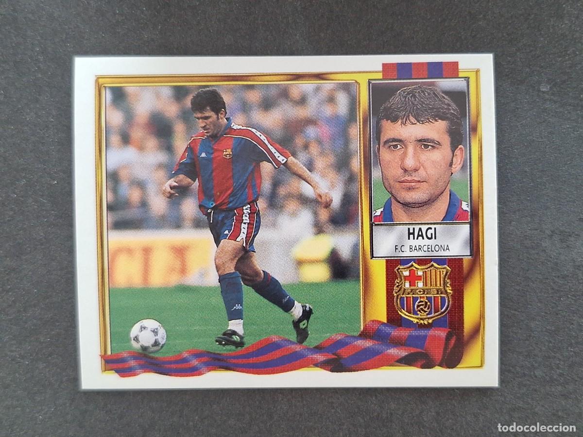 Figurine di Calcio: L3 HAGI F. C. BARCELONA LIGA ESTE 1995 1996 95 96 NUNCA PEGADO SIN PEGAR