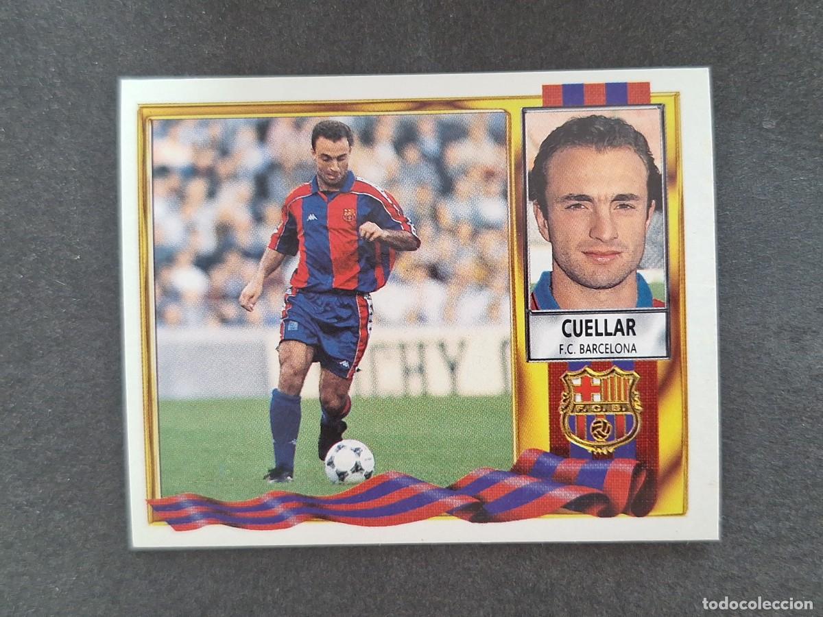 Cromos de f&uacute;tbol: L3 CUELLAR F. C. BARCELONA LIGA ESTE 1995 1996 95 96 NUNCA PEGADO SIN PEGAR