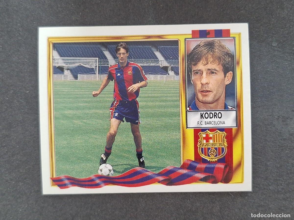 Figurine di Calcio: L3 KODRO F. C. BARCELONA LIGA ESTE 1995 1996 95 96 NUNCA PEGADO SIN PEGAR