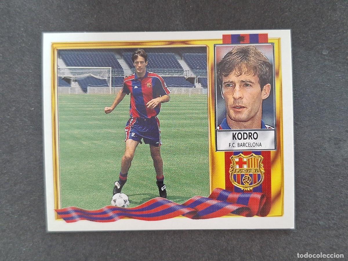 Figurine di Calcio: L3 KODRO F. C. BARCELONA LIGA ESTE 1995 1996 95 96 NUNCA PEGADO SIN PEGAR