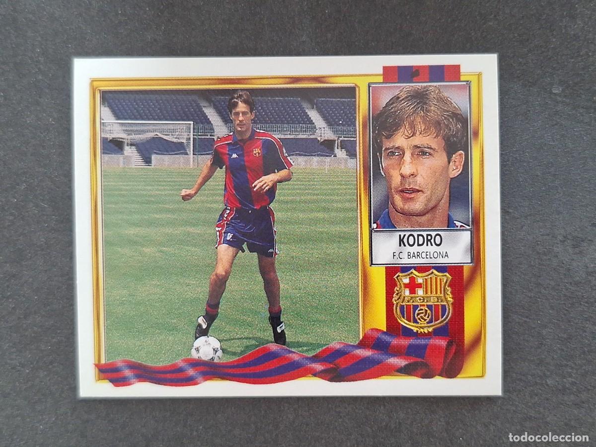 Figurine di Calcio: L3 KODRO F. C. BARCELONA LIGA ESTE 1995 1996 95 96 NUNCA PEGADO SIN PEGAR