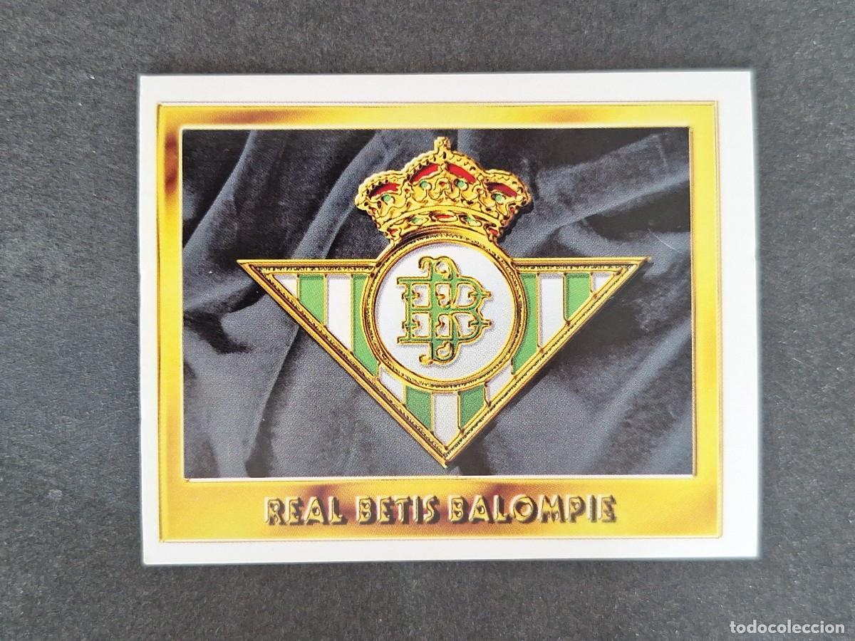 Figurine di Calcio: L3 ESCUDO REAL BETIS BALOMPIE LIGA ESTE 1995 1996 95 96 NUNCA PEGADO SIN PEGAR