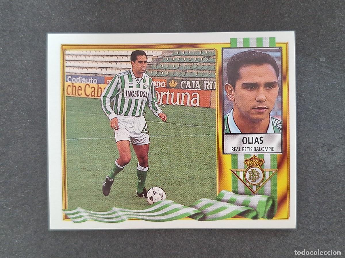Fu&szlig;ball-Sticker: L3 OLIAS REAL BETIS BALOMPIE LIGA ESTE 1995 1996 95 96 NUNCA PEGADO SIN PEGAR