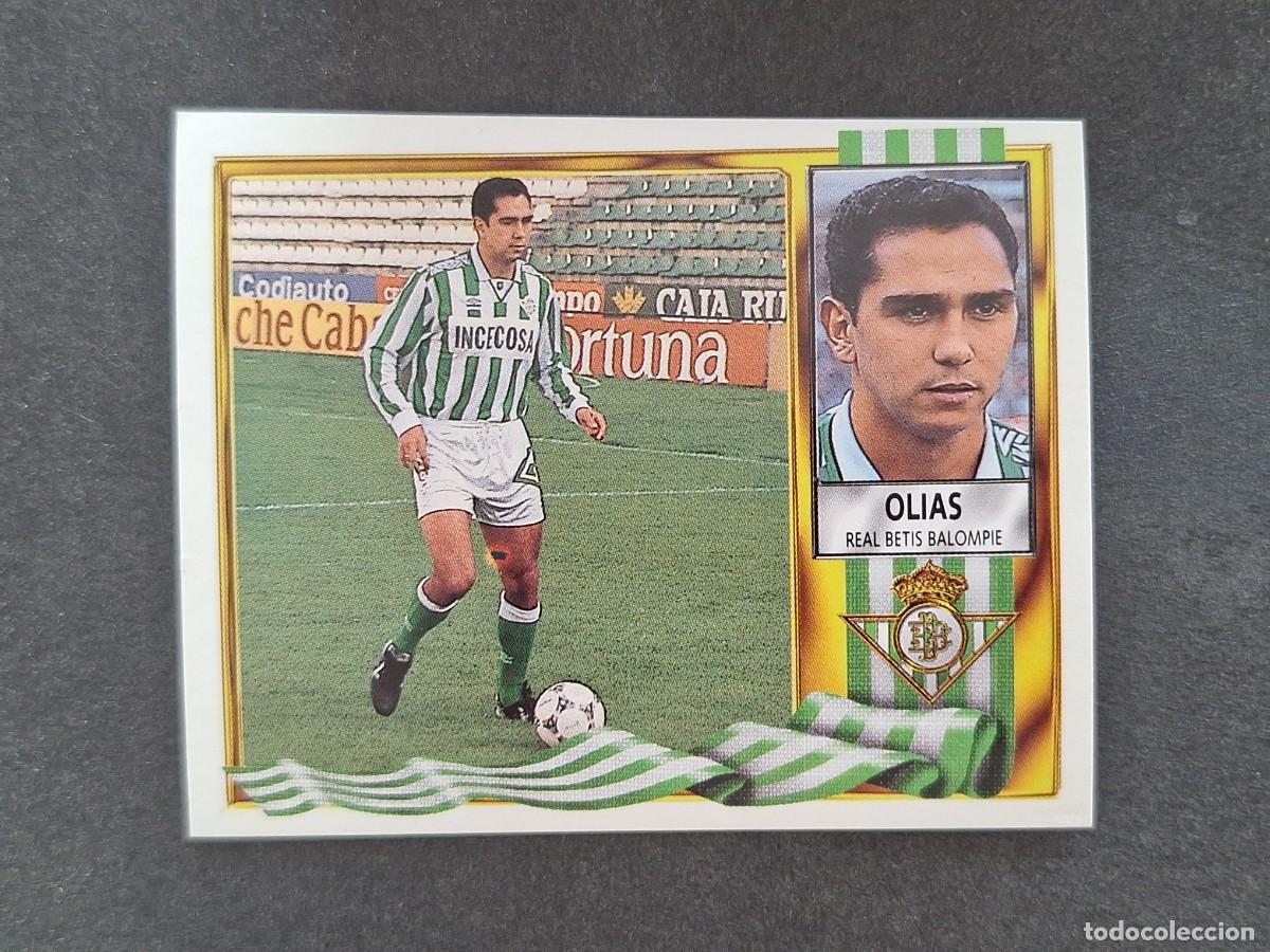 Fu&szlig;ball-Sticker: L3 OLIAS REAL BETIS BALOMPIE LIGA ESTE 1995 1996 95 96 NUNCA PEGADO SIN PEGAR