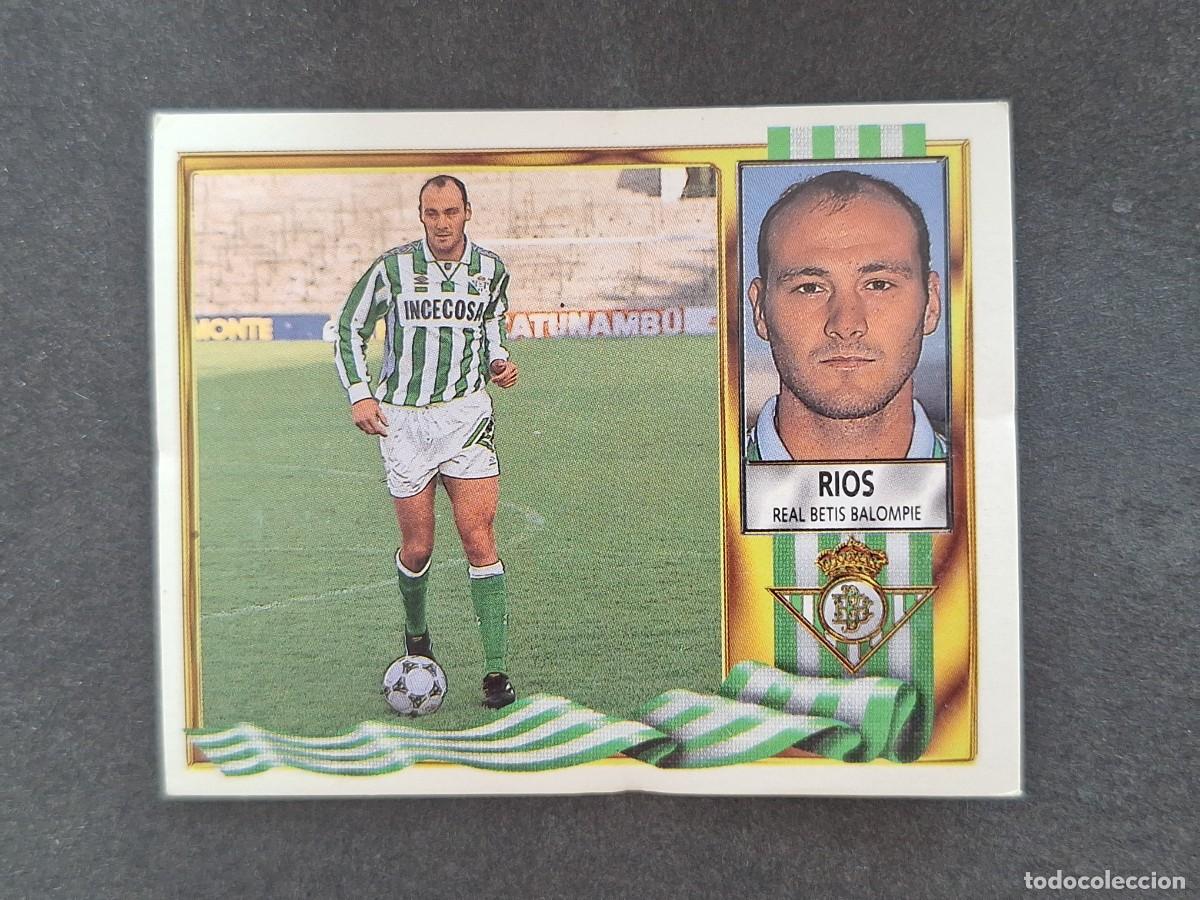 Fu&szlig;ball-Sticker: L3 RIOS REAL BETIS BALOMPIE LIGA ESTE 1995 1996 95 96 NUNCA PEGADO SIN PEGAR