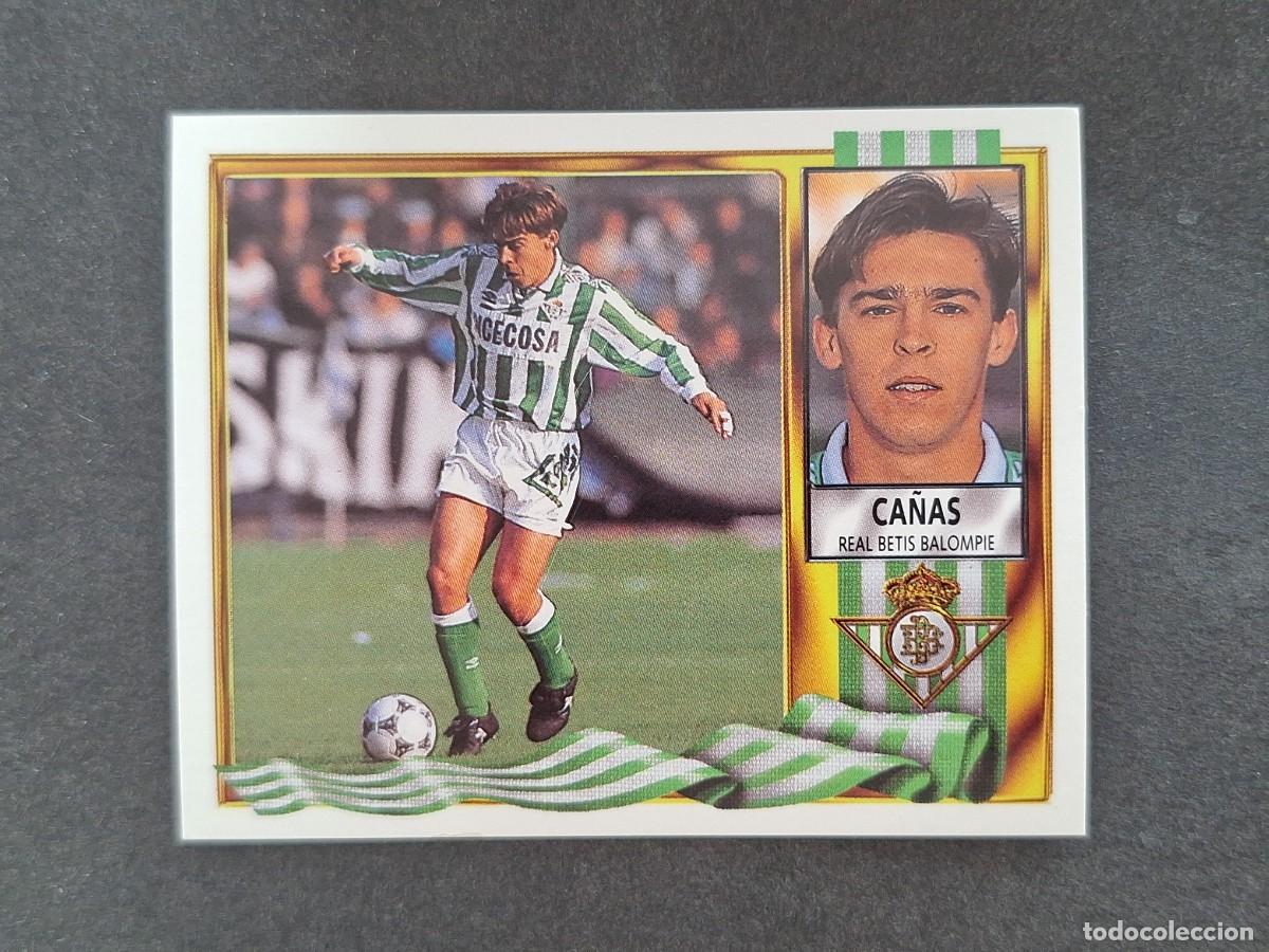 Fu&szlig;ball-Sticker: L3 CA&Ntilde;AS REAL BETIS BALOMPIE LIGA ESTE 1995 1996 95 96 NUNCA PEGADO SIN PEGAR