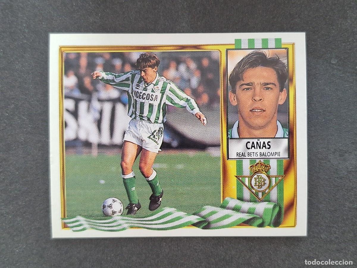 Fu&szlig;ball-Sticker: L3 CA&Ntilde;AS REAL BETIS BALOMPIE LIGA ESTE 1995 1996 95 96 NUNCA PEGADO SIN PEGAR