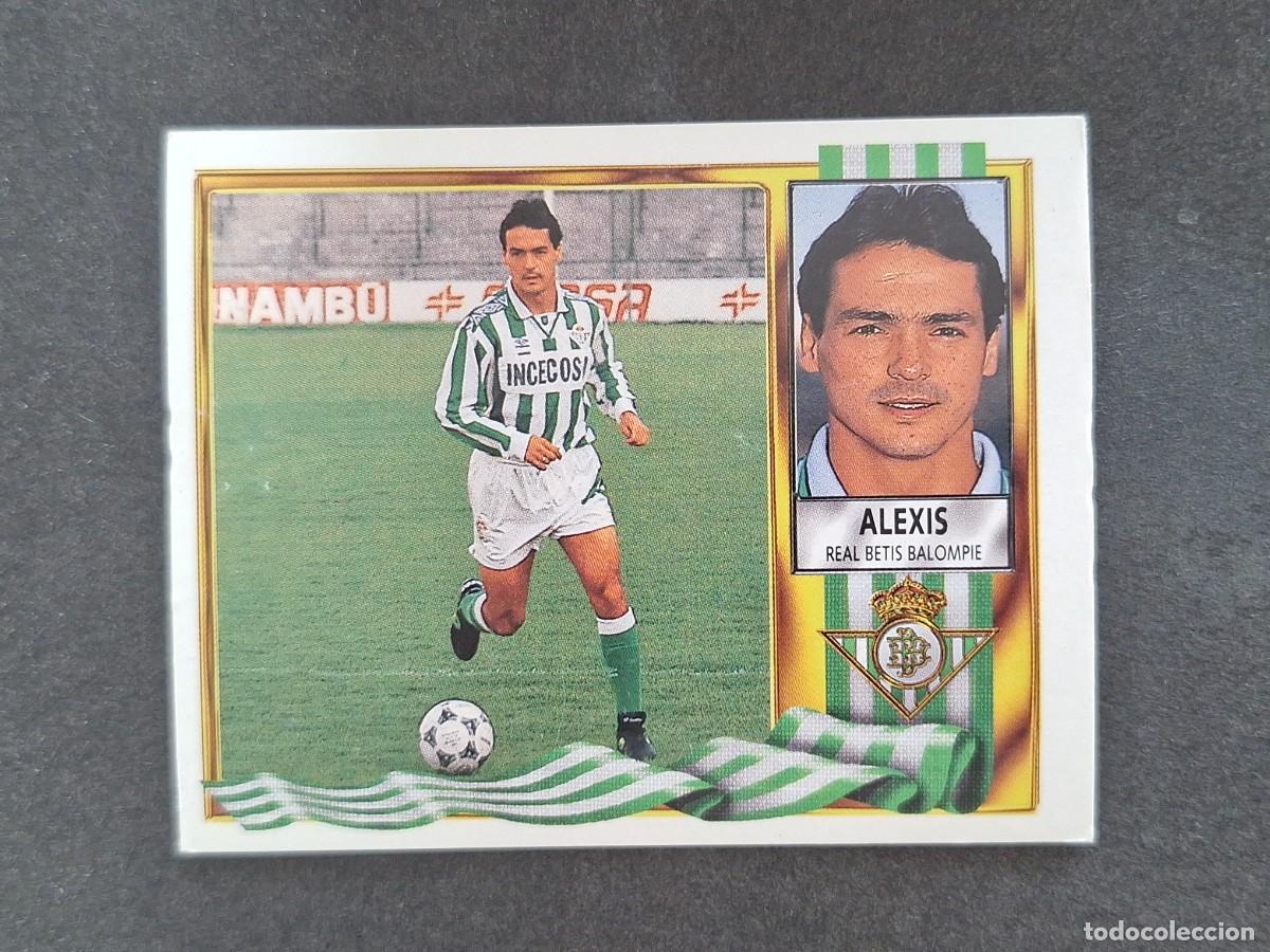 Fu&szlig;ball-Sticker: L3 ALEXIS REAL BETIS BALOMPIE LIGA ESTE 1995 1996 95 96 NUNCA PEGADO SIN PEGAR