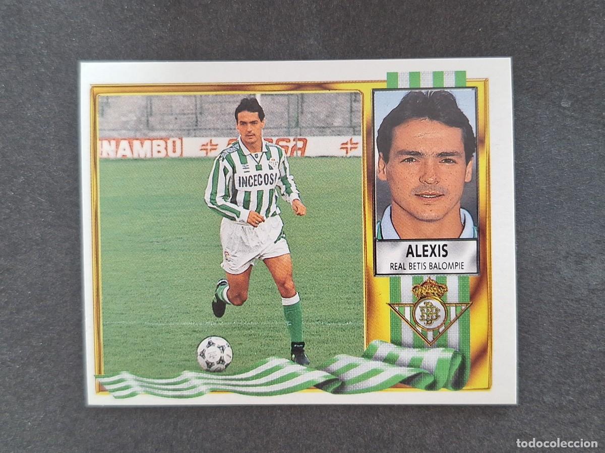 Fu&szlig;ball-Sticker: L3 ALEXIS REAL BETIS BALOMPIE LIGA ESTE 1995 1996 95 96 NUNCA PEGADO SIN PEGAR