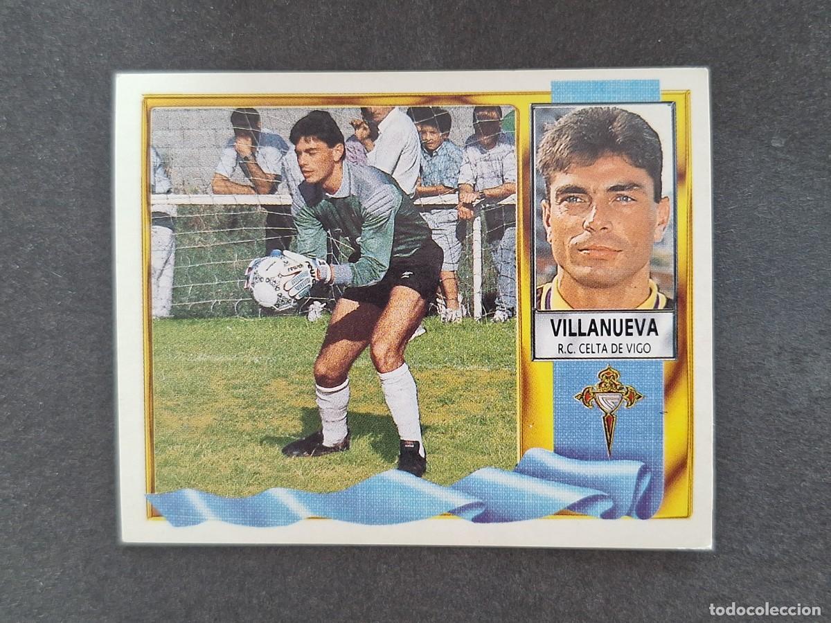Cromos de f&uacute;tbol: L3 VILLANUEVA CELTA DE VIGO LIGA ESTE 1995 1996 95 96 NUNCA PEGADO SIN PEGAR