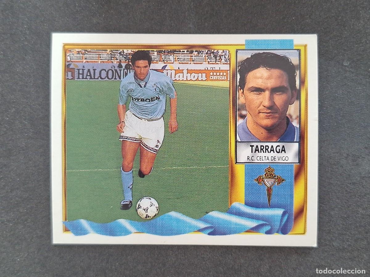 Cromos de f&uacute;tbol: L3 TARRAGA CELTA DE VIGO LIGA ESTE 1995 1996 95 96 NUNCA PEGADO SIN PEGAR