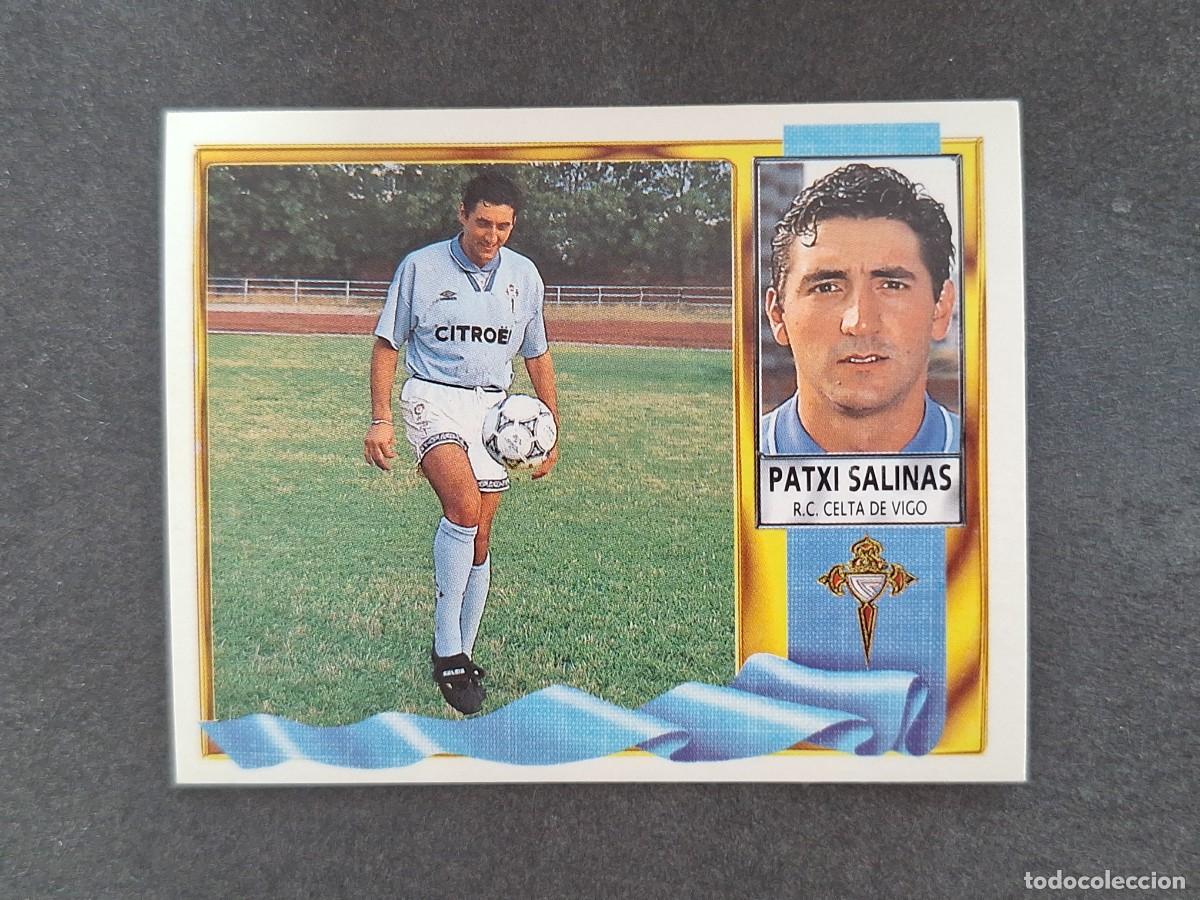 Cromos de f&uacute;tbol: L3 PATXI SALINAS CELTA DE VIGO LIGA ESTE 1995 1996 95 96 NUNCA PEGADO SIN PEGAR