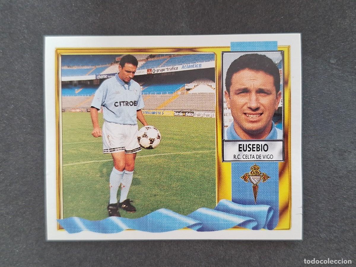 Cromos de f&uacute;tbol: L3 EUSEBIO CELTA DE VIGO LIGA ESTE 1995 1996 95 96 NUNCA PEGADO SIN PEGAR