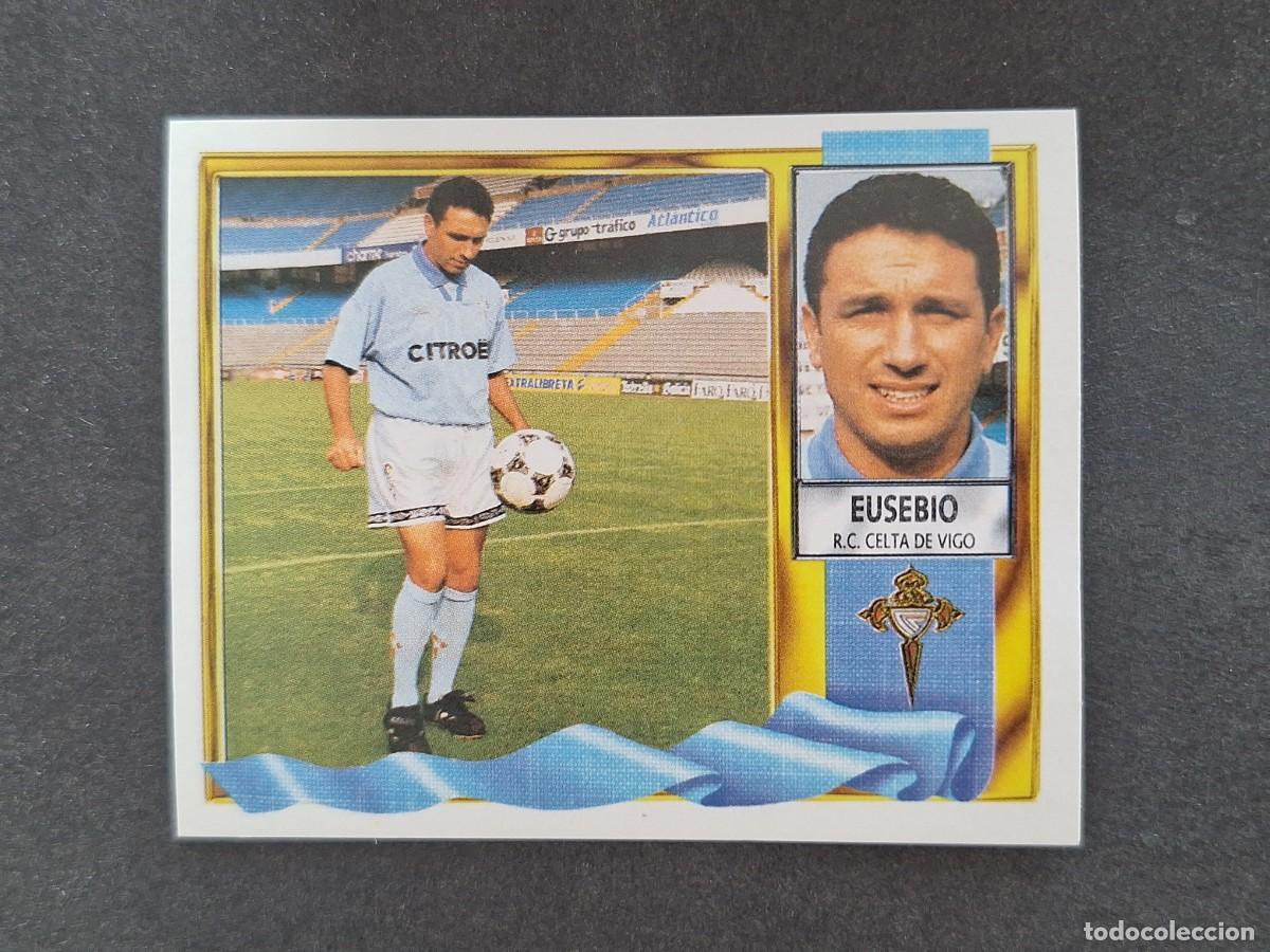 Cromos de f&uacute;tbol: L3 EUSEBIO CELTA DE VIGO LIGA ESTE 1995 1996 95 96 NUNCA PEGADO SIN PEGAR