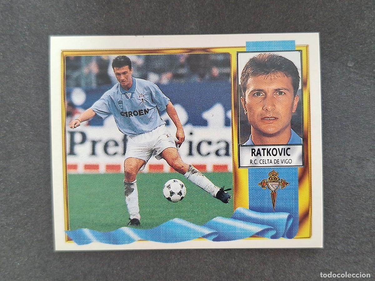 Cromos de f&uacute;tbol: L3 RATKOVIC CELTA DE VIGO LIGA ESTE 1995 1996 95 96 NUNCA PEGADO SIN PEGAR