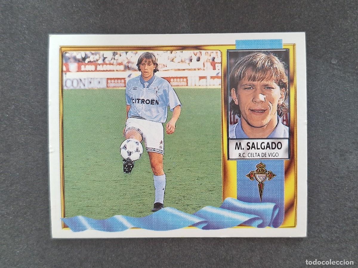 Cromos de f&uacute;tbol: L3 MICHEL SALGADO CELTA DE VIGO LIGA ESTE 1995 1996 95 96 NUNCA PEGADO SIN PEGAR