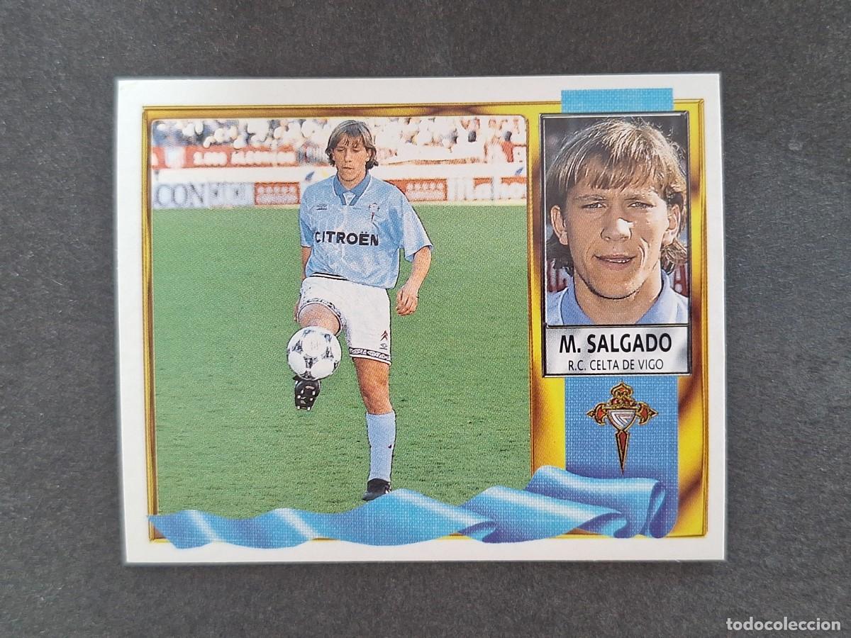 Cromos de f&uacute;tbol: L3 MICHEL SALGADO CELTA DE VIGO LIGA ESTE 1995 1996 95 96 NUNCA PEGADO SIN PEGAR