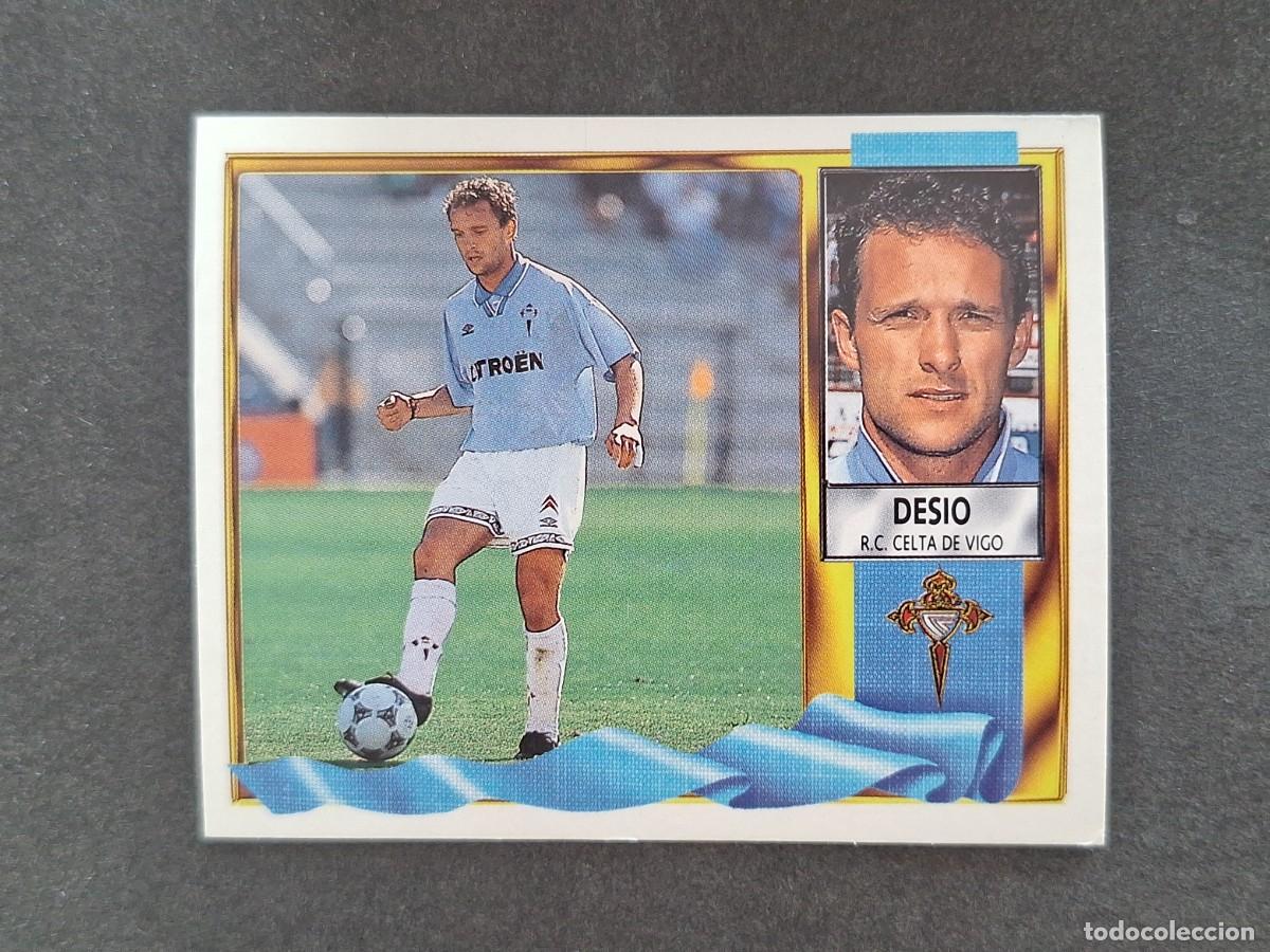 Cromos de f&uacute;tbol: L3 DESIO CELTA DE VIGO LIGA ESTE 1995 1996 95 96 NUNCA PEGADO SIN PEGAR