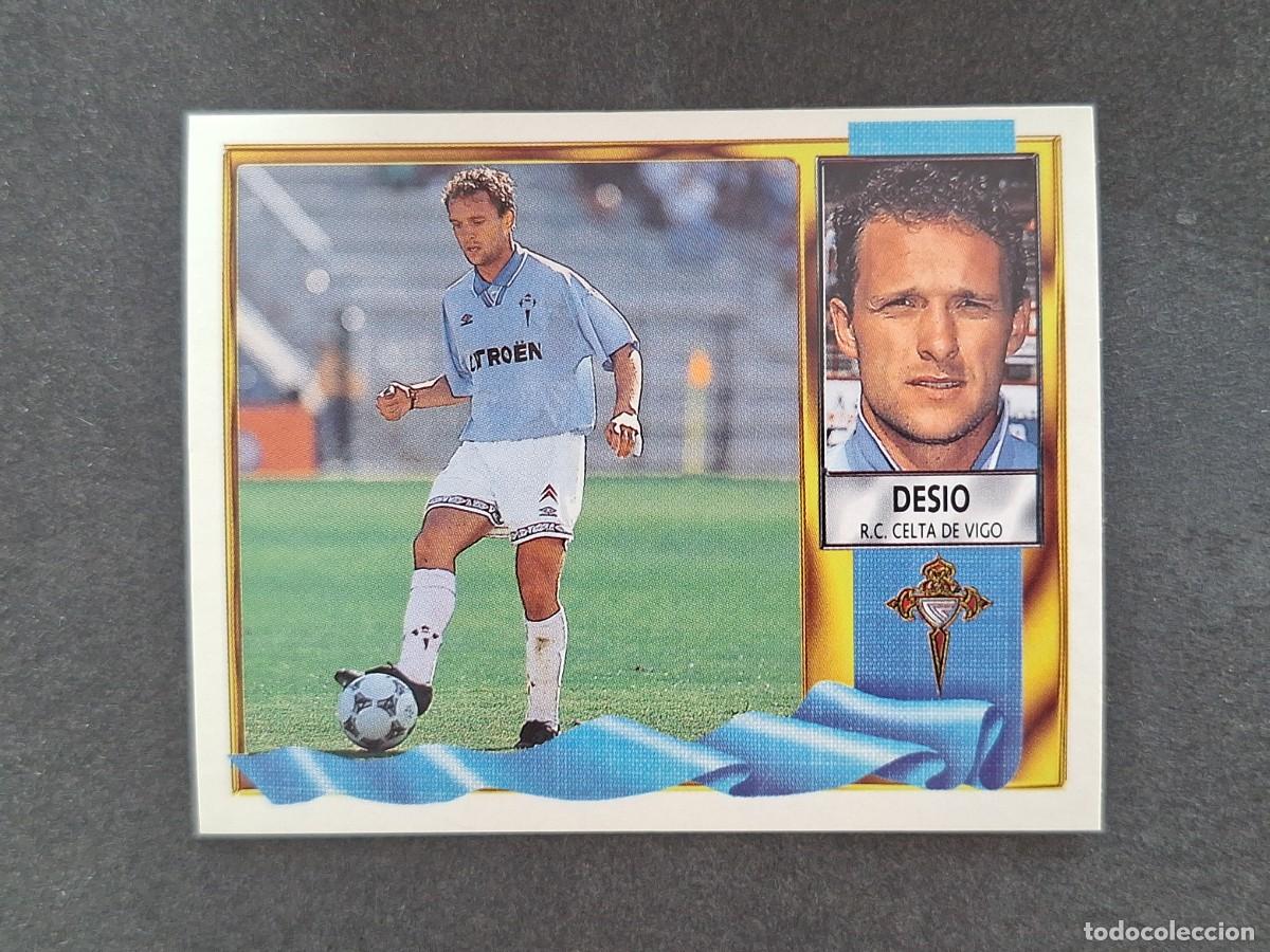 Cromos de f&uacute;tbol: L3 DESIO CELTA DE VIGO LIGA ESTE 1995 1996 95 96 NUNCA PEGADO SIN PEGAR
