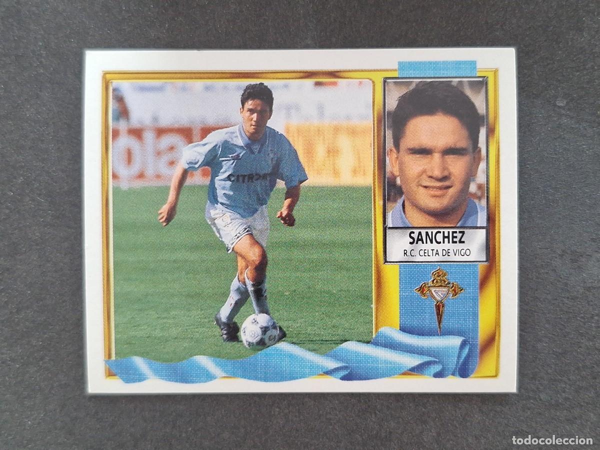 Cromos de f&uacute;tbol: L3 SANCHEZ CELTA DE VIGO LIGA ESTE 1995 1996 95 96 NUNCA PEGADO SIN PEGAR