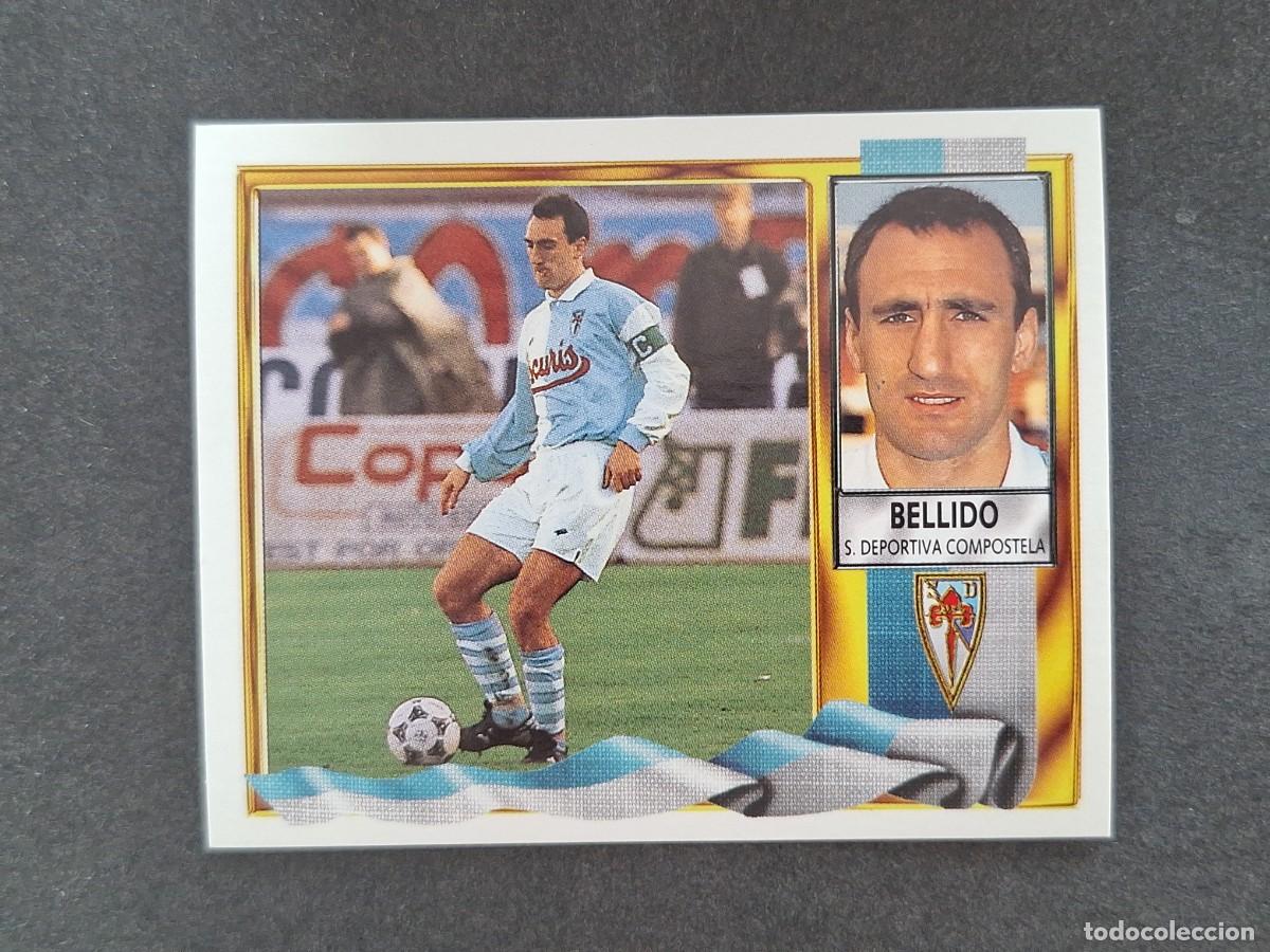 Cromos de f&uacute;tbol: L3 BELLIDO S. D. COMPOSTELA LIGA ESTE 1995 1996 95 96 NUNCA PEGADO SIN PEGAR