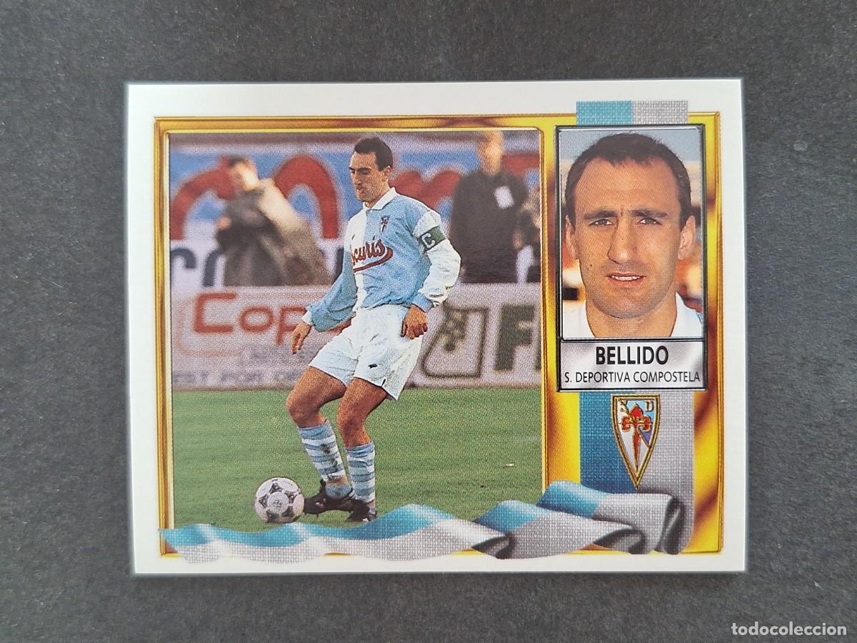 Cromos de f&uacute;tbol: L3 BELLIDO S. D. COMPOSTELA LIGA ESTE 1995 1996 95 96 NUNCA PEGADO SIN PEGAR