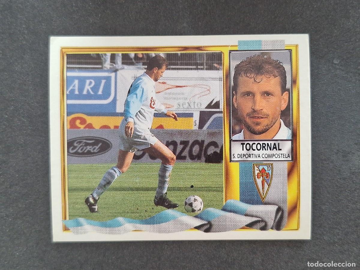 Cromos de f&uacute;tbol: L3 TOCORNAL S. D. COMPOSTELA LIGA ESTE 1995 1996 95 96 NUNCA PEGADO SIN PEGAR