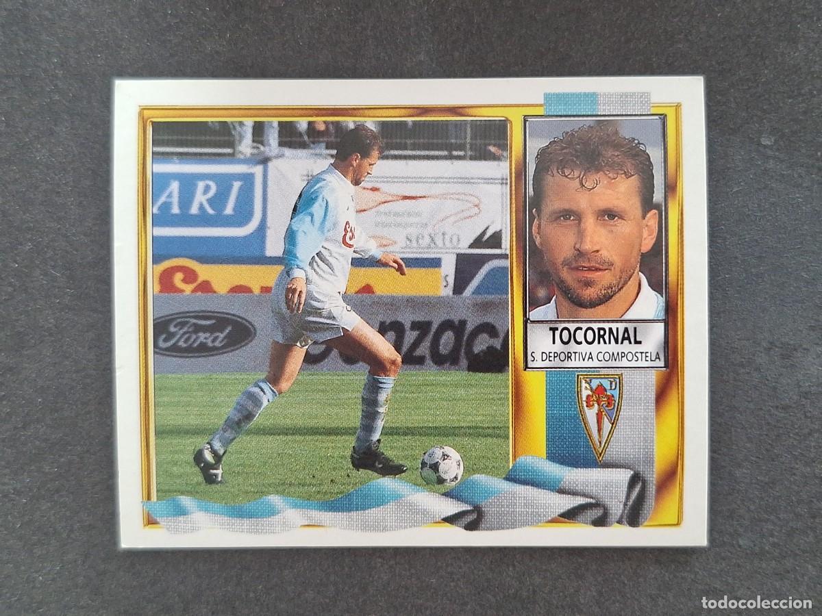 Cromos de f&uacute;tbol: L3 TOCORNAL S. D. COMPOSTELA LIGA ESTE 1995 1996 95 96 NUNCA PEGADO SIN PEGAR