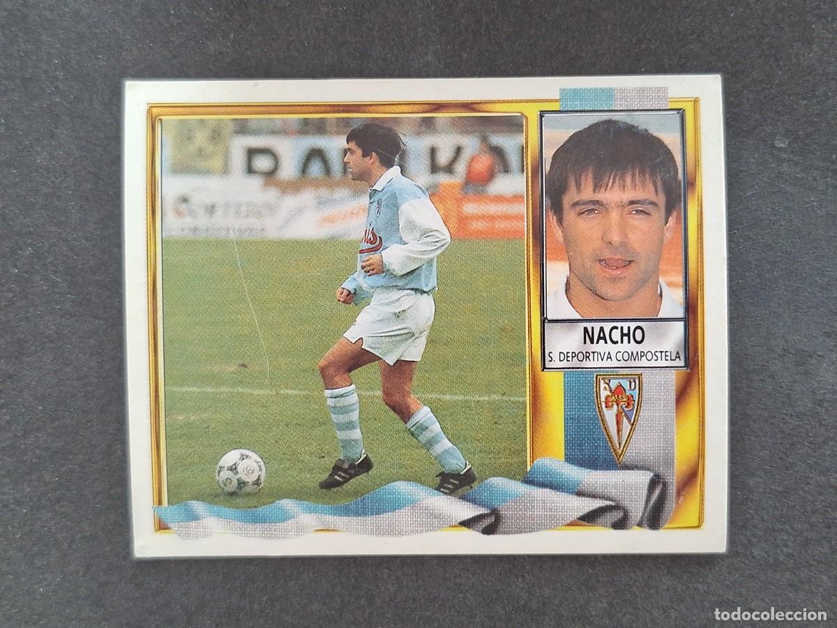 Cromos de f&uacute;tbol: L3 NACHO S. D. COMPOSTELA LIGA ESTE 1995 1996 95 96 NUNCA PEGADO SIN PEGAR