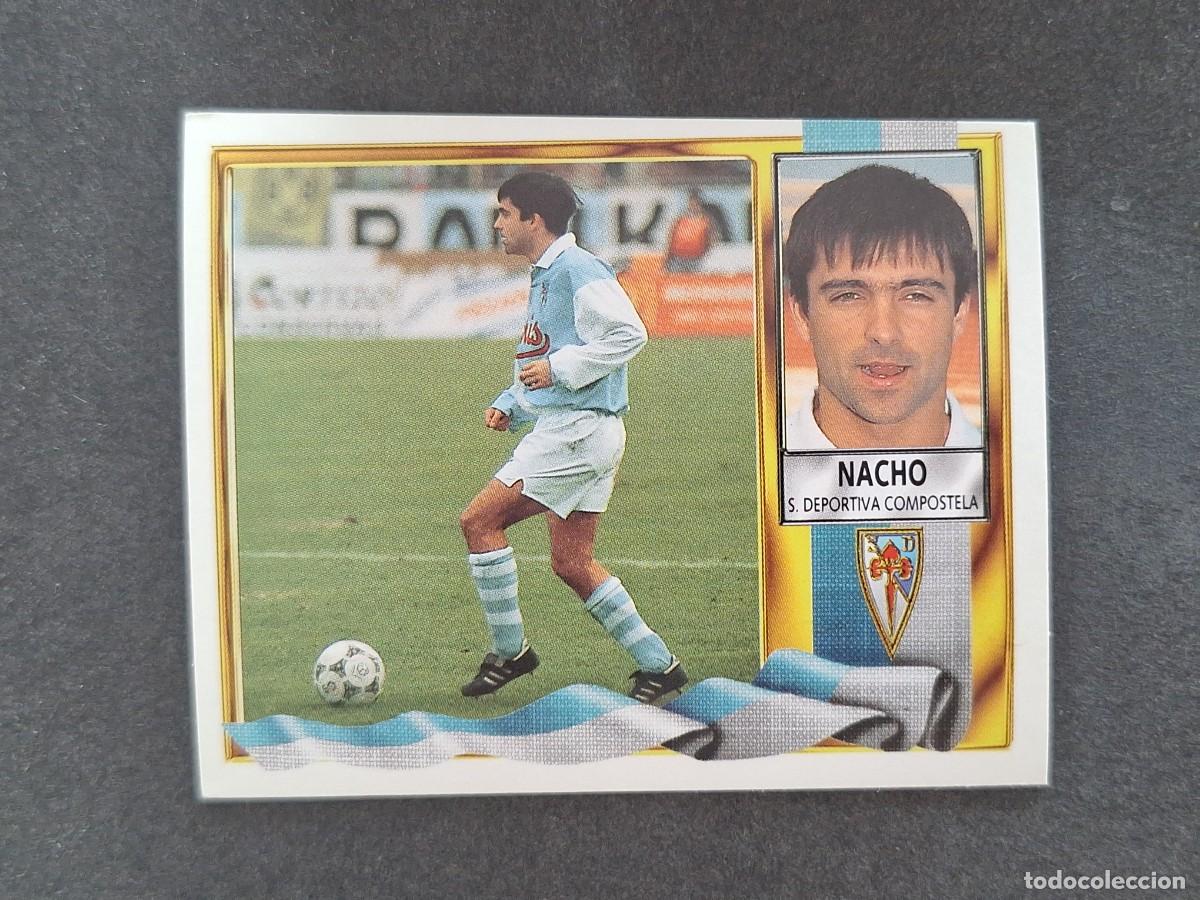 Cromos de f&uacute;tbol: L3 NACHO S. D. COMPOSTELA LIGA ESTE 1995 1996 95 96 NUNCA PEGADO SIN PEGAR