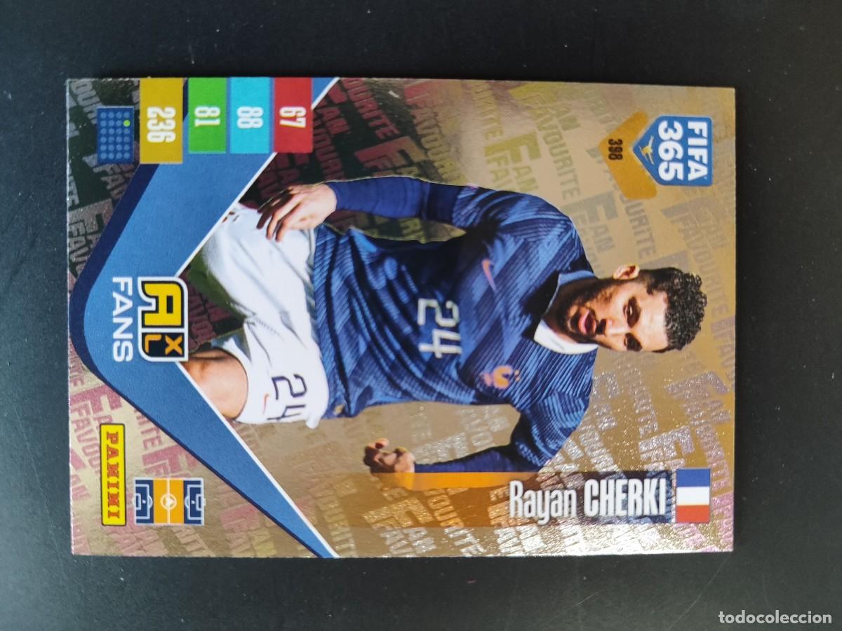 Cromos de f&uacute;tbol: ADRENALYN XL FIFA 365 2027 CARD FANS CHERKI FRANCIA # 398 PANINI
