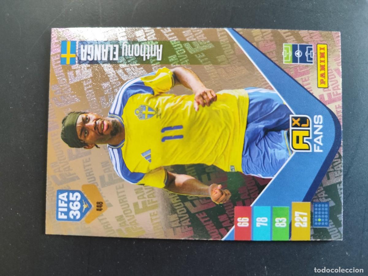 Cromos de f&uacute;tbol: ADRENALYN XL FIFA 365 2027 CARD FANS ELANGA SUECIA # 448 PANINI