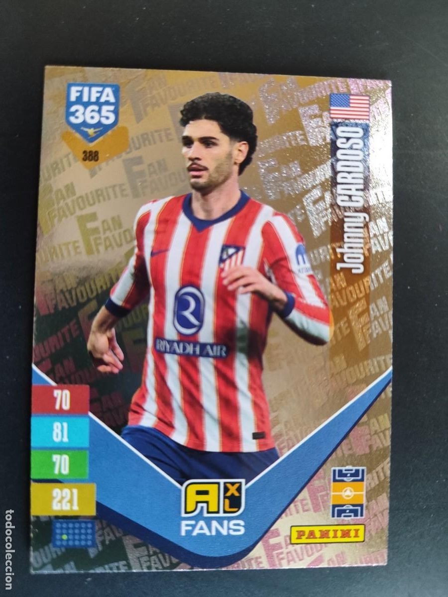 Fu&szlig;ball-Sticker: ADRENALYN XL FIFA 365 2027 CARD FANS JULIAN ALVAREZ AT MADRID # 388 PANINI