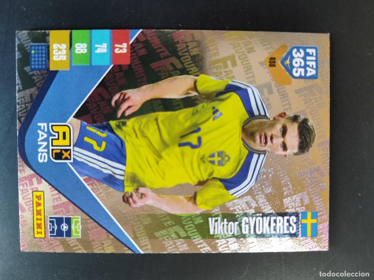 Cromos de f&uacute;tbol: ADRENALYN XL FIFA 365 2027 CARD FANS GYOKERES SUECIA # 450 PANINI