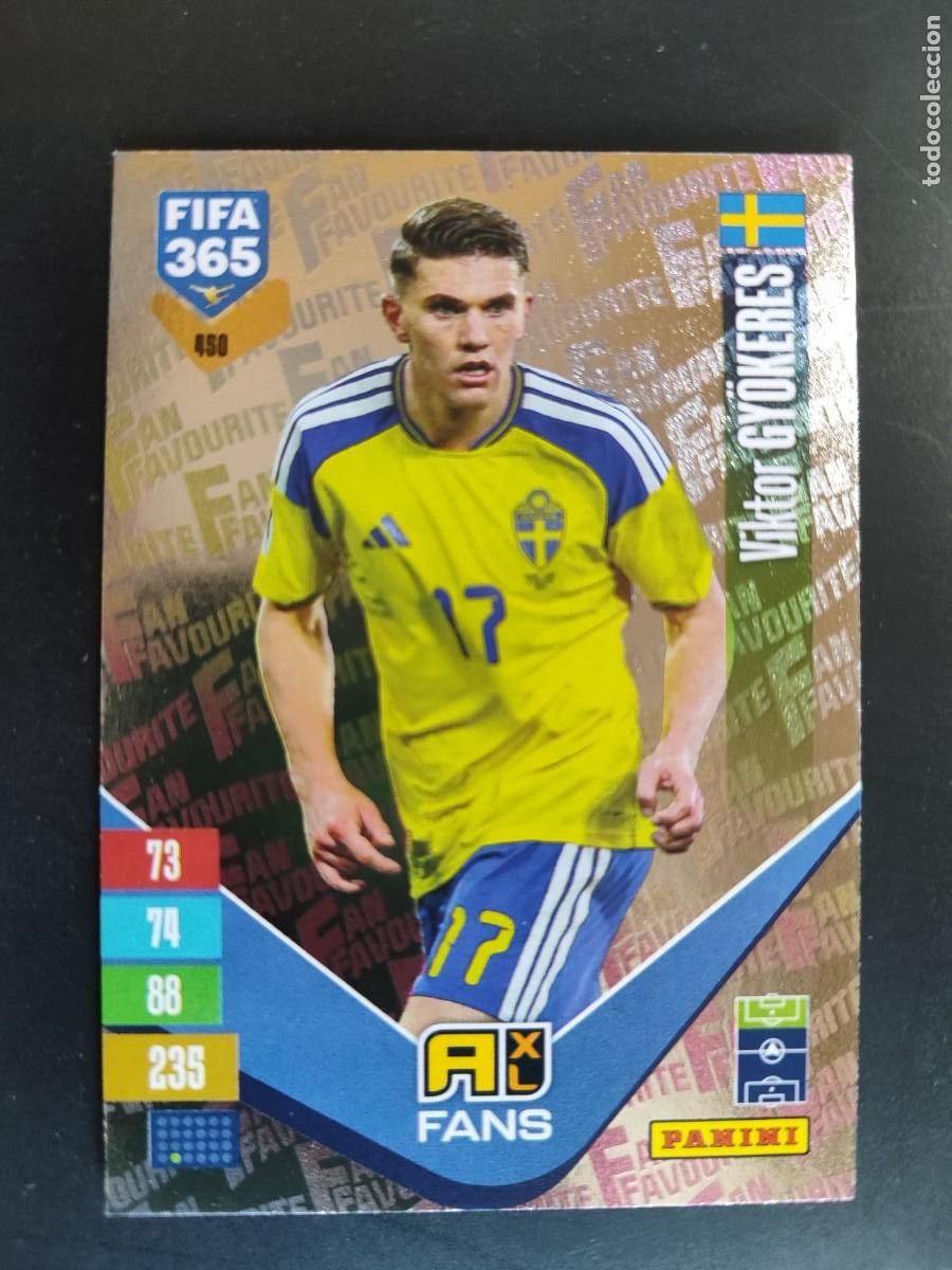 Fu&szlig;ball-Sticker: ADRENALYN XL FIFA 365 2027 CARD FANS GYOKERES SUECIA # 450 PANINI