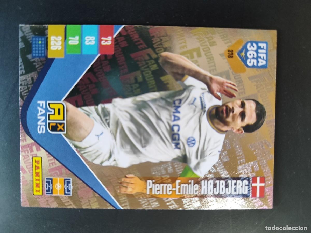 Cromos de f&uacute;tbol: ADRENALYN XL FIFA 365 2027 CARD FANS HOJBJERG MARSELLA # 378 PANINI