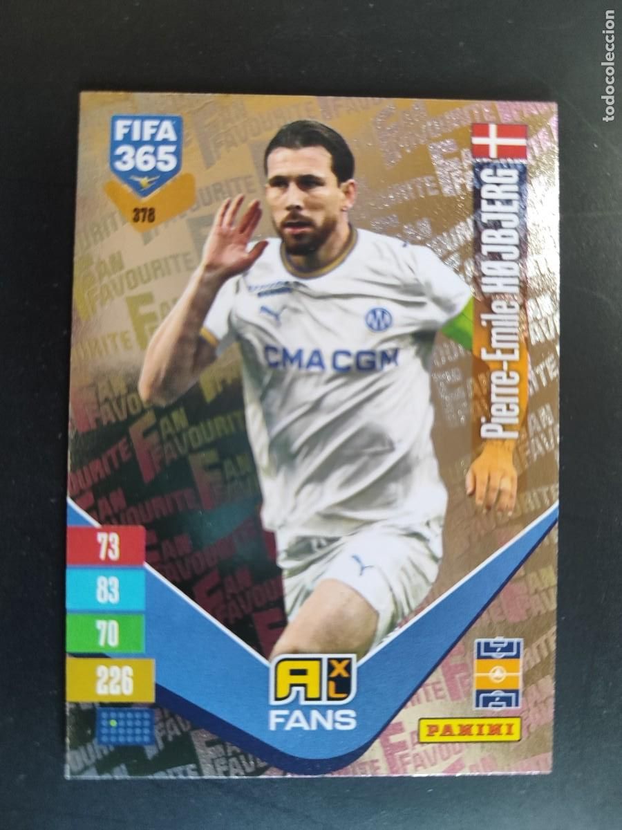 Fu&szlig;ball-Sticker: ADRENALYN XL FIFA 365 2027 CARD FANS HOJBJERG MARSELLA # 378 PANINI