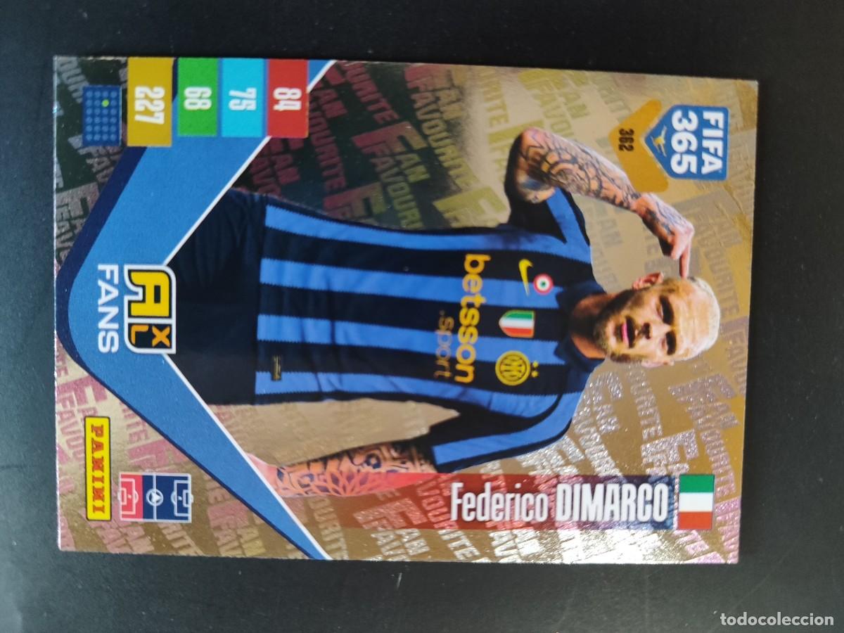 Cromos de f&uacute;tbol: ADRENALYN XL FIFA 365 2027 CARD FANS DIMARCO INTER # 362 PANINI