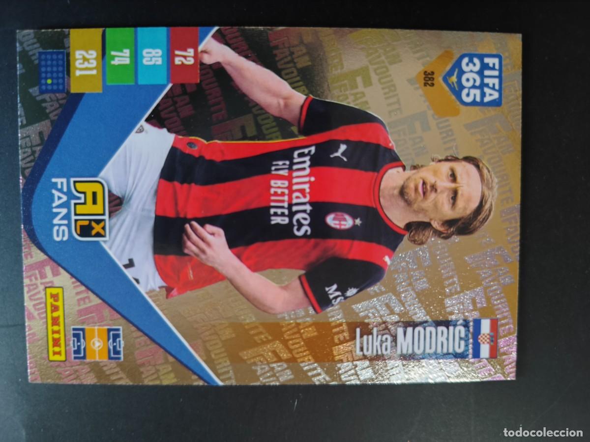 Cromos de f&uacute;tbol: ADRENALYN XL FIFA 365 2027 CARD FANS MODRIC AC MILAN # 382 PANINI